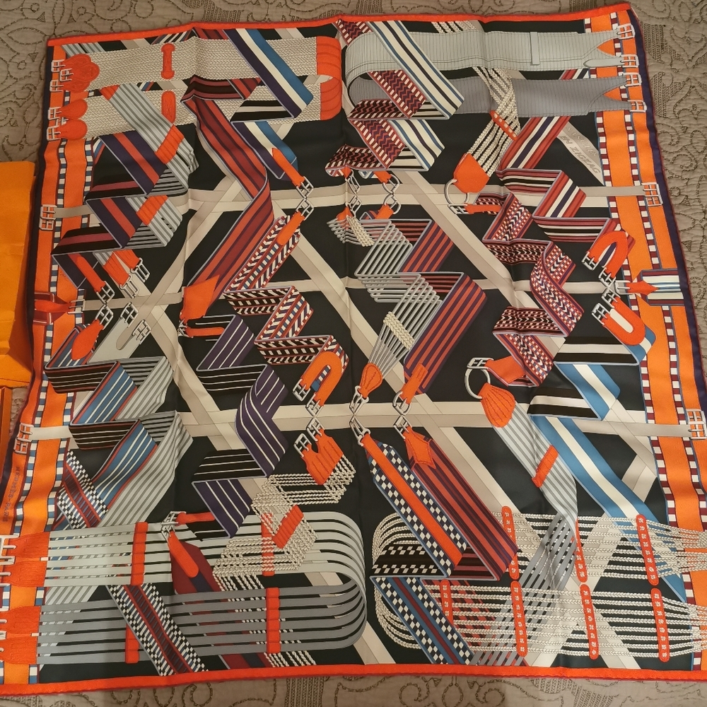 Hermes Silk Scarf